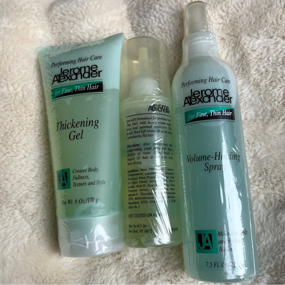 🆕 Thickening Volume Root Lift Styling Products Jerome Alexander Hair Care Set 3